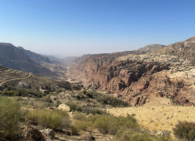 Dana Biosphere landscape of canyon, Jordan