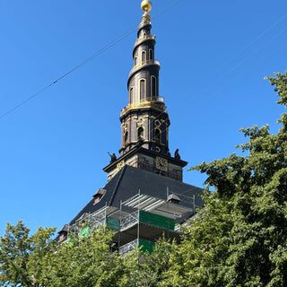 Church of Our Saviour Copenhagen, a notable baroque church known for its distinctive spiral spire