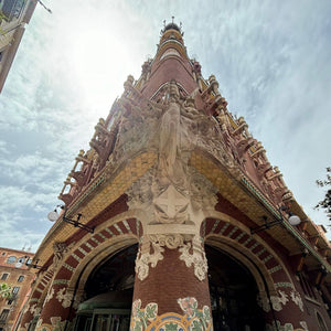 Ornate Gaudi designed building in Barcelona