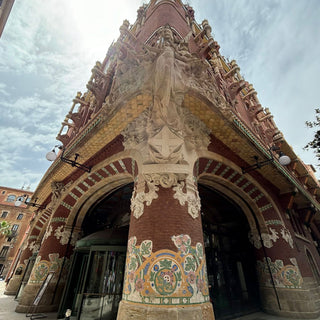 Ornate Gaudi designed building in Barcelona