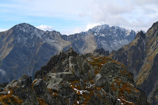 High Tatras Mountains Slovakia on a cloudy day