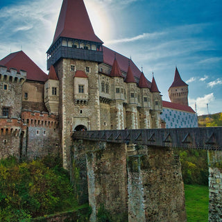 Magnificent Gothic castle located in Hunedoara, Romania. Considered one of Europe's largest castles