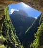 Image of verdant cliffs and mountains in Taiwan