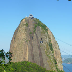 Cable car to Sugar Loaf Mountain in Rio de Janeiro Brasil