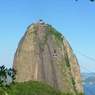 Cable car to Sugar Loaf Mountain in Rio de Janeiro Brasil
