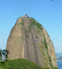 Cable car to Sugar Loaf Mountain in Rio de Janeiro Brasil